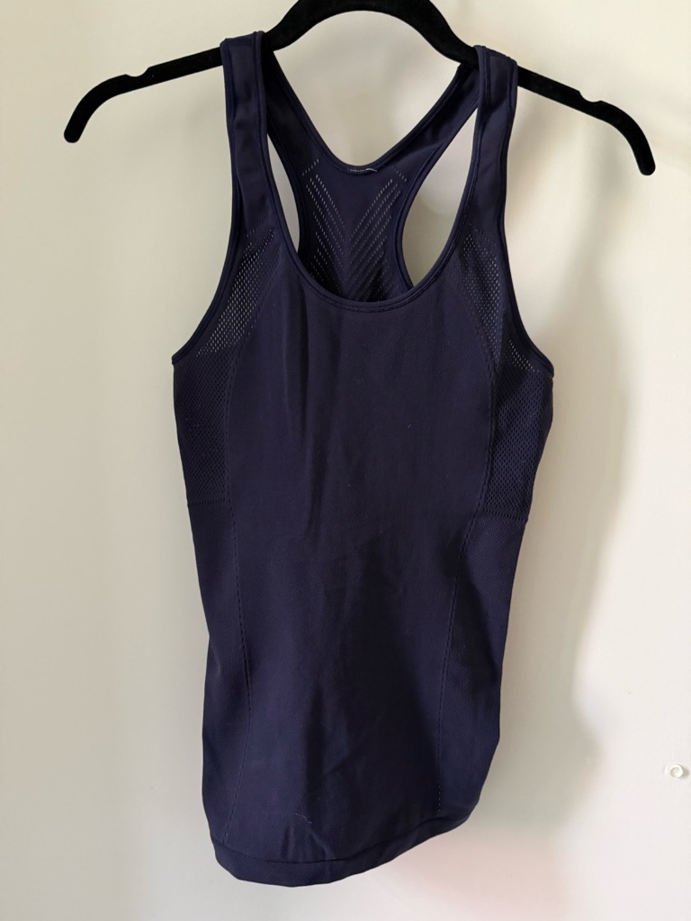 Lululemon Navy Mesh Racerback Athletic Tank